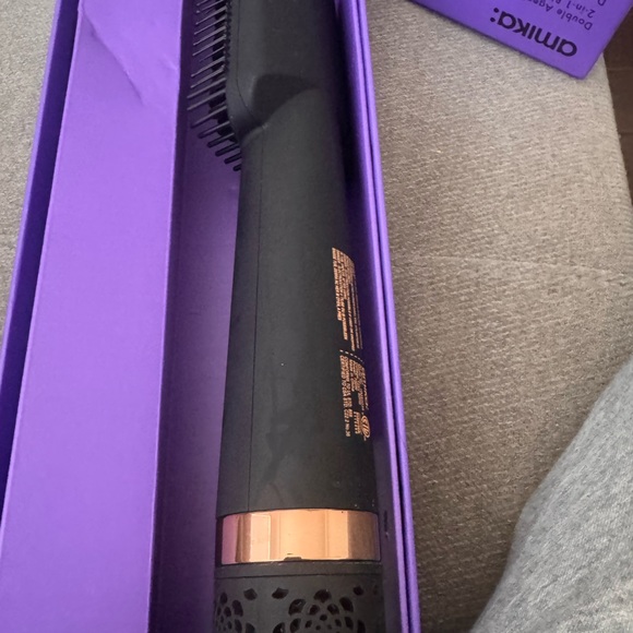 Amika Purple and Black Straightening Brush - Picture 2 of 3